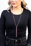 Jazz STRANDS - Pink Necklace - Paparazzi Accessories Necklace Bedazzle Me Pretty Mobile Fashion Boutique