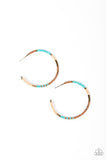 Joshua Tree Tourist - Brass Earrings - Paparazzi Accessories Earrings Bedazzle Me Pretty Mobile Fashion Boutique