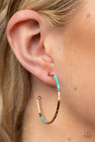 Joshua Tree Tourist - Brass Earrings - Paparazzi Accessories Earrings Bedazzle Me Pretty Mobile Fashion Boutique
