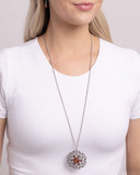 Jovial Jubilee - Brown Necklace - Paparazzi Accessories Necklace Bedazzle Me Pretty Mobile Fashion Boutique