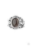 Jubilant Gem - Silver Ring - Paparazzi Accessories Ring Bedazzle Me Pretty Mobile Fashion Boutique