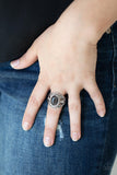 Jubilant Gem - Silver Ring - Paparazzi Accessories Ring Bedazzle Me Pretty Mobile Fashion Boutique