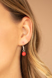 Jubilant Jingle - Red Necklace - Paparazzi Accessories Necklace Bedazzle Me Pretty Mobile Fashion Boutique