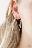 Jumpin Through Hoops - Silver Earrings - Paparazzi Accessories Earrings Bedazzle Me Pretty Mobile Fashion Boutique