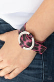 Jungle Cat Couture - Pink Bracelet - Paparazzi Accessories Bracelet Bedazzle Me Pretty Mobile Fashion Boutique