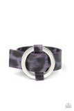Jungle Cat Couture - Purple Bracelet - Paparazzi Accessories Bracelet Bedazzle Me Pretty Mobile Fashion Boutique