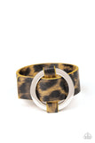 Jungle Cat Couture - Yellow Bracelet - Paparazzi Accessories Bracelet Bedazzle Me Pretty Mobile Fashion Boutique