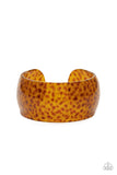 Jungle Cruise - Brown Bracelet - Paparazzi Accessories Bracelet Bedazzle Me Pretty Mobile Fashion Boutique