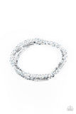 Just a Spritz - Silver Bracelet - Paparazzi Accessories Bracelet Bedazzle Me Pretty Mobile Fashion Boutique