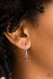 Just Drop It! - Purple Necklace - Paparazzi Accessories Necklace Bedazzle Me Pretty Mobile Fashion Boutique