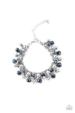 Just For The FUND Of It! - Blue Bracelet - Paparazzi Accessories Bracelet Bedazzle Me Pretty Mobile Fashion Boutique
