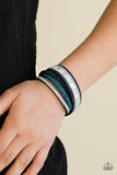 Just In SHOWTIME - Blue Bracelet - Paparazzi Accessories Bracelet Bedazzle Me Pretty Mobile Fashion Boutique