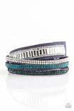 Just In SHOWTIME - Blue Bracelet - Paparazzi Accessories Bracelet Bedazzle Me Pretty Mobile Fashion Boutique