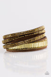 Just In SHOWTIME - Brass Bracelet - Paparazzi Accessories Bracelet Bedazzle Me Pretty Mobile Fashion Boutique