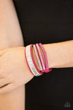 Just In SHOWTIME - Pink Bracelet - Paparazzi Accessories Bracelet Bedazzle Me Pretty Mobile Fashion Boutique