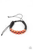 Just Play Cool - Orange Bracelet - Paparazzi Accessories Bracelet Bedazzle Me Pretty Mobile Fashion Boutique