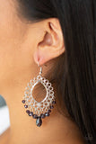 Just Say NOIR - Purple Earrings - Paparazzi Accessories Earrings Bedazzle Me Pretty Mobile Fashion Boutique