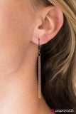 Just The Way You Are - Copper Necklace - Paparazzi Accessories Necklace Bedazzle Me Pretty Mobile Fashion Boutique