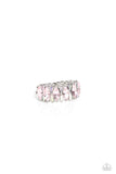 Kaleidoscopic Knockout - Pink Ring - Paparazzi Accessories Ring Bedazzle Me Pretty Mobile Fashion Boutique