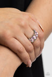 Kaleidoscopic Knockout - Pink Ring - Paparazzi Accessories Ring Bedazzle Me Pretty Mobile Fashion Boutique