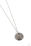Keep Moving Forward - Silver Necklace - Paparazzi Accessories Necklace Bedazzle Me Pretty Mobile Fashion Boutique