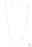 Keep Your Eye on the BALLROOM - Blue Necklace - Paparazzi Accessories Necklace Bedazzle Me Pretty Mobile Fashion Boutique