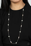 Keep Your Eye on the BALLROOM - Pink Necklace - Paparazzi Accessories Necklace Bedazzle Me Pretty Mobile Fashion Boutique