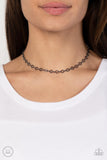 Keepin it Chic - Black Necklace - Paparazzi Accessories Necklace Bedazzle Me Pretty Mobile Fashion Boutique