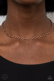 Keepin it Chic - Copper Necklace - Paparazzi Accessories Necklace Bedazzle Me Pretty Mobile Fashion Boutique