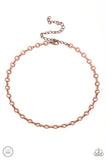 Keepin it Chic - Copper Necklace - Paparazzi Accessories Necklace Bedazzle Me Pretty Mobile Fashion Boutique