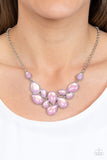 Keeps GLOWING and GLOWING - Pink Necklace - Paparazzi Accessories Necklace Bedazzle Me Pretty Mobile Fashion Boutique