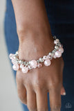 Kensington Kiss - Pink Bracelet - Paparazzi Accessories Bracelet Bedazzle Me Pretty Mobile Fashion Boutique