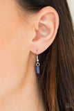 Key Keynote - Blue Necklace - Paparazzi Accessories Necklace Bedazzle Me Pretty Mobile Fashion Boutique