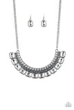 Killer Knockout - Black Necklace - Paparazzi Accessories Necklace Bedazzle Me Pretty Mobile Fashion Boutique