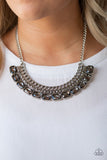 Killer Knockout - Silver Necklace - Paparazzi Accessories Necklace Bedazzle Me Pretty Mobile Fashion Boutique
