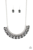 Killer Knockout - Silver Necklace - Paparazzi Accessories Necklace Bedazzle Me Pretty Mobile Fashion Boutique