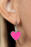 Kiss Up - Pink Earrings - Paparazzi Accessories Earrings Bedazzle Me Pretty Mobile Fashion Boutique