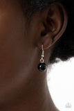 Kite Flight - Black Necklace - Paparazzi Accessories Necklace Bedazzle Me Pretty Mobile Fashion Boutique