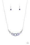 KNOT In Love - Blue Necklace - Paparazzi Accessories Necklace Bedazzle Me Pretty Mobile Fashion Boutique