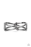 KNOT My First Rodeo - Black Bracelet - Paparazzi Accessories Bracelet Bedazzle Me Pretty Mobile Fashion Boutique