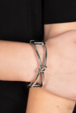 KNOT My First Rodeo - Silver Bracelet - Paparazzi Accessories Bracelet Bedazzle Me Pretty Mobile Fashion Boutique