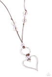 KNOT Over Yet - Purple Necklace - Paparazzi Accessories Necklace Bedazzle Me Pretty Mobile Fashion Boutique