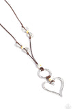 KNOT Over Yet - Yellow Necklace - Paparazzi Accessories Necklace Bedazzle Me Pretty Mobile Fashion Boutique