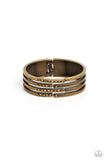Labyrinth Lure - Brass Bracelet - Paparazzi Accessories Bracelet Bedazzle Me Pretty Mobile Fashion Boutique