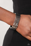 Labyrinth Lure - Silver Bracelet - Paparazzi Accessories Bracelet Bedazzle Me Pretty Mobile Fashion Boutique