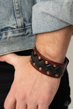 LACES Loaded - Brass Bracelet - Paparazzi Accessories Bracelet Bedazzle Me Pretty Mobile Fashion Boutique