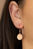 Laguna Lounge - Copper Necklace - Paparazzi Accessories Necklace Bedazzle Me Pretty Mobile Fashion Boutique