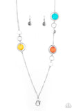 Laguna Lounge - Multi Lanyard - Paparazzi Accessories Lanyard Bedazzle Me Pretty Mobile Fashion Boutique