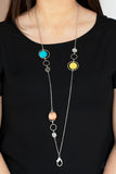 Laguna Lounge - Multi Lanyard - Paparazzi Accessories Lanyard Bedazzle Me Pretty Mobile Fashion Boutique
