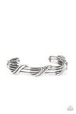 Last Man Standing - Silver Mens Bracelet - Paparazzi Accessories Mens Bracelet Bedazzle Me Pretty Mobile Fashion Boutique